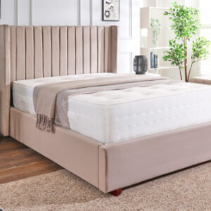 Wingback Buttoned Bed