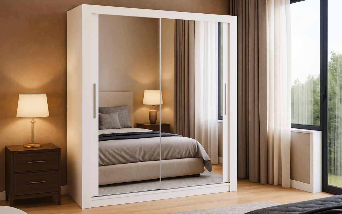 Sliding Wardrobe With Mirrors - Image 4